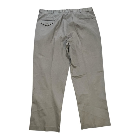 Lands end men’s khaki pants pleated size 40 beige business casual work wear - Picture 6 of 6